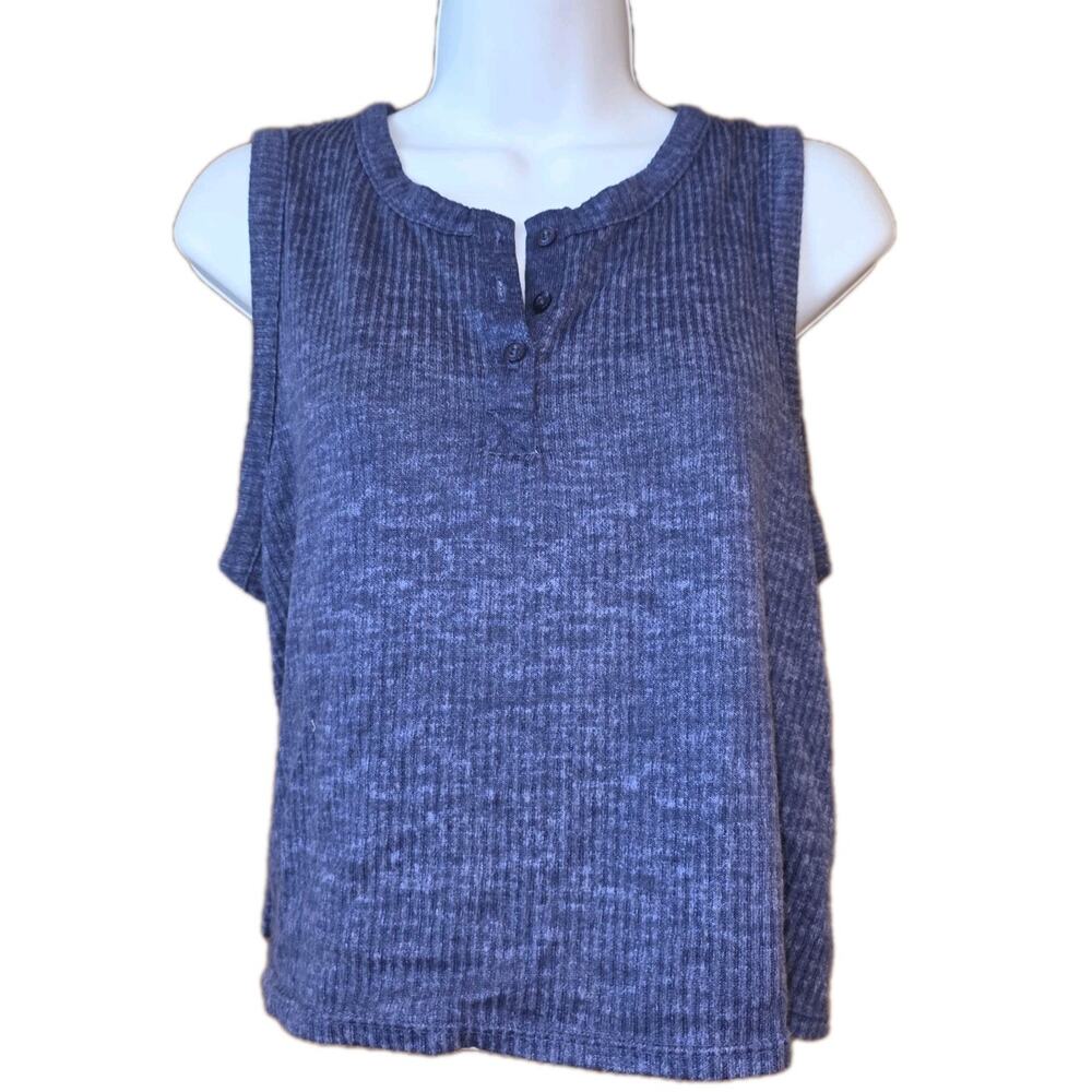 Euc Jockey Purple Jersey‎ Crop Top Tank Top Sz L